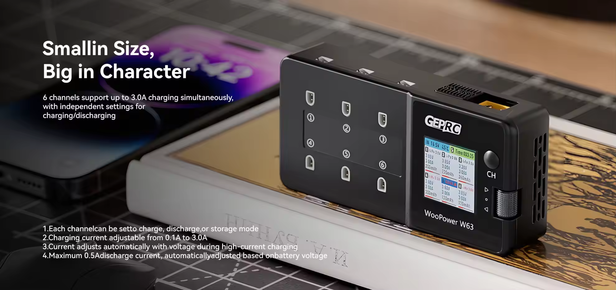 geprc woopower w63 1s charger 2