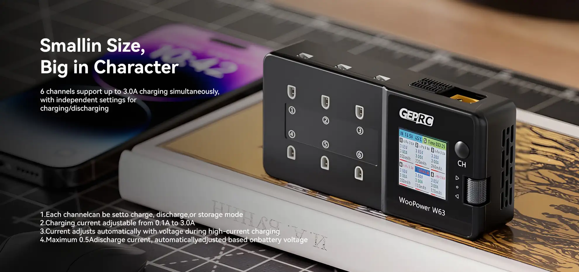 geprc woopower w63 1s charger 2