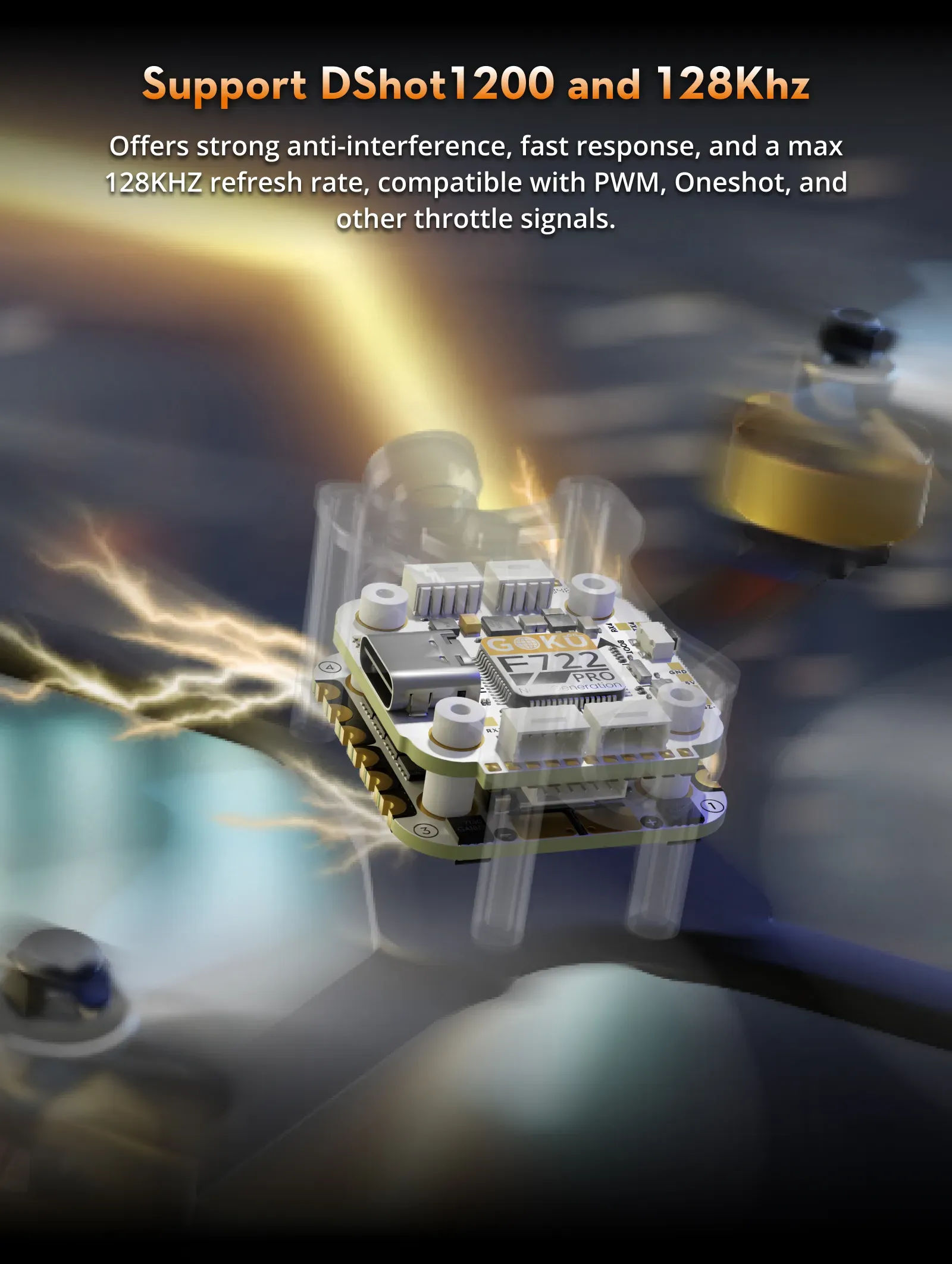 goku f722 pro mini v2 45a 32bit 128k 20x20 stack functions