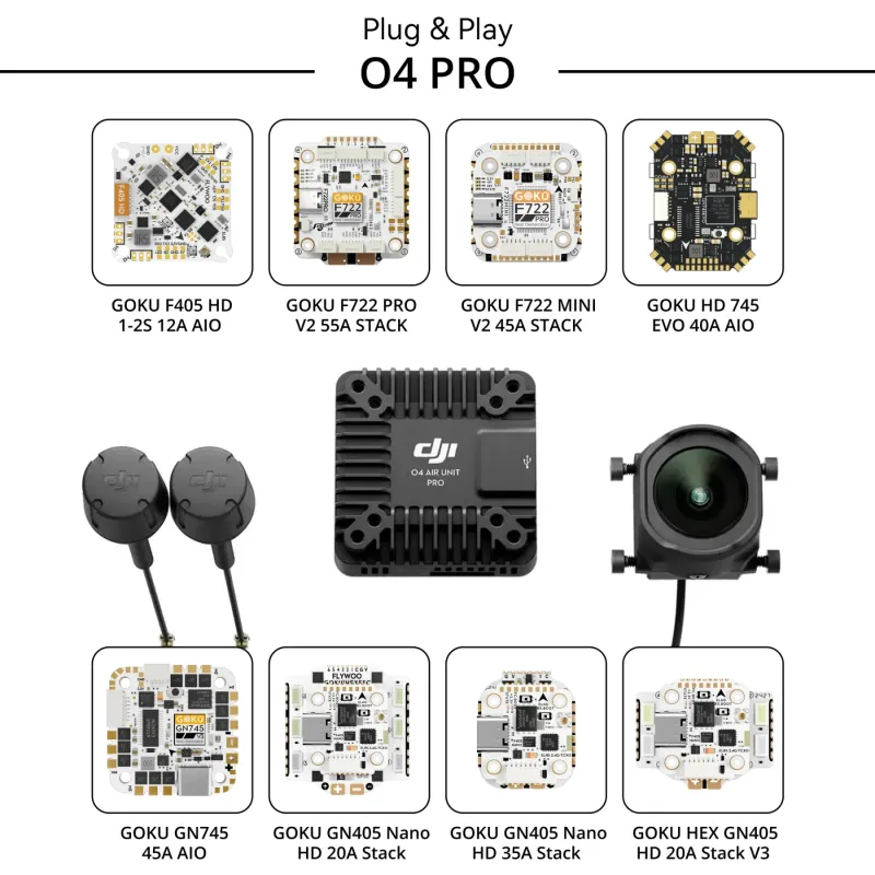 Flywoo GOKU F722 Pro Mini V2 45A 32Bit 128K 20X20 Stack