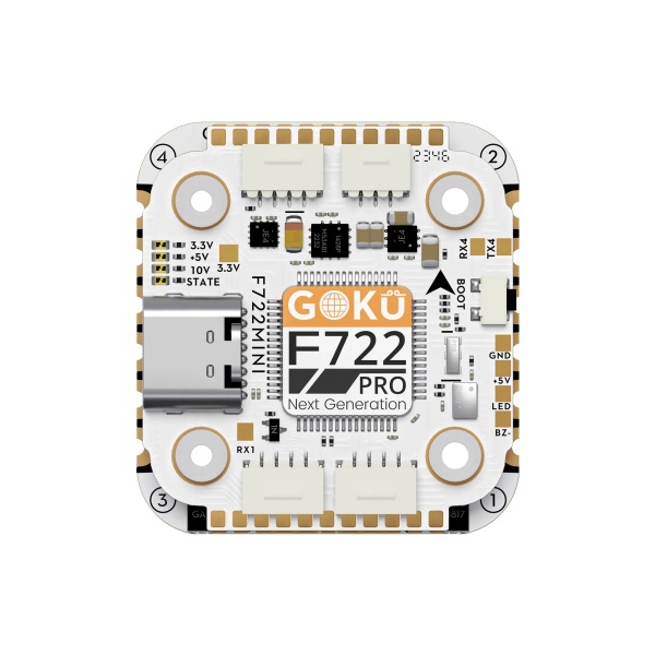 goku f722 pro mini v2 45a 32bit 128k 20x20 stack