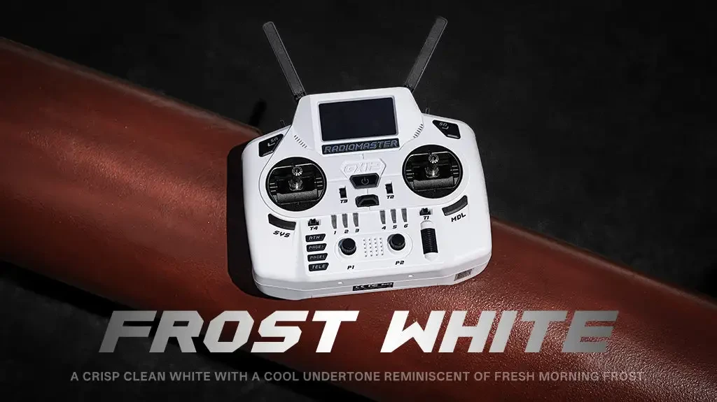gx12 crush radio controller frost white image