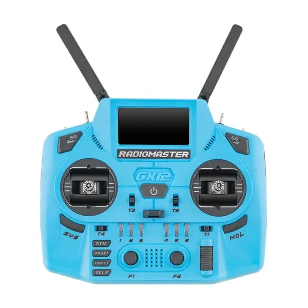 gx12 crush radio controller iceberg blue