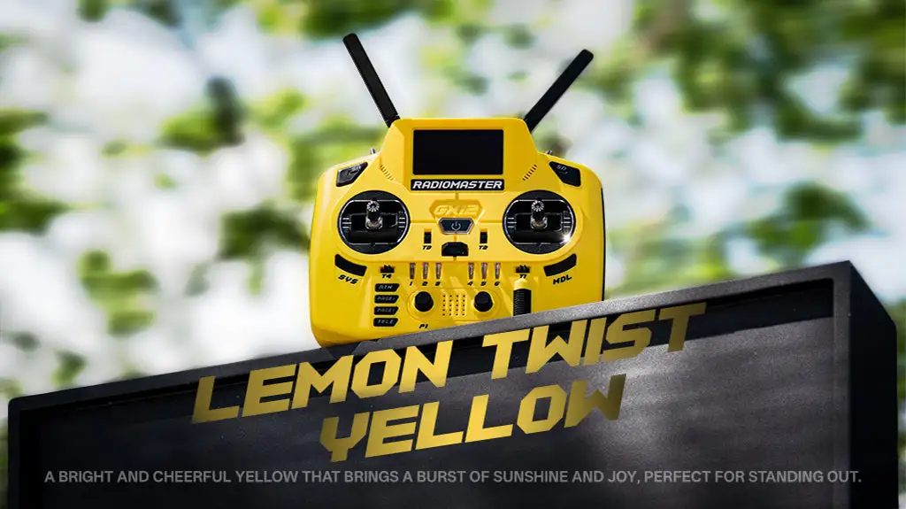 gx12 crush radio controller lemon yellow image