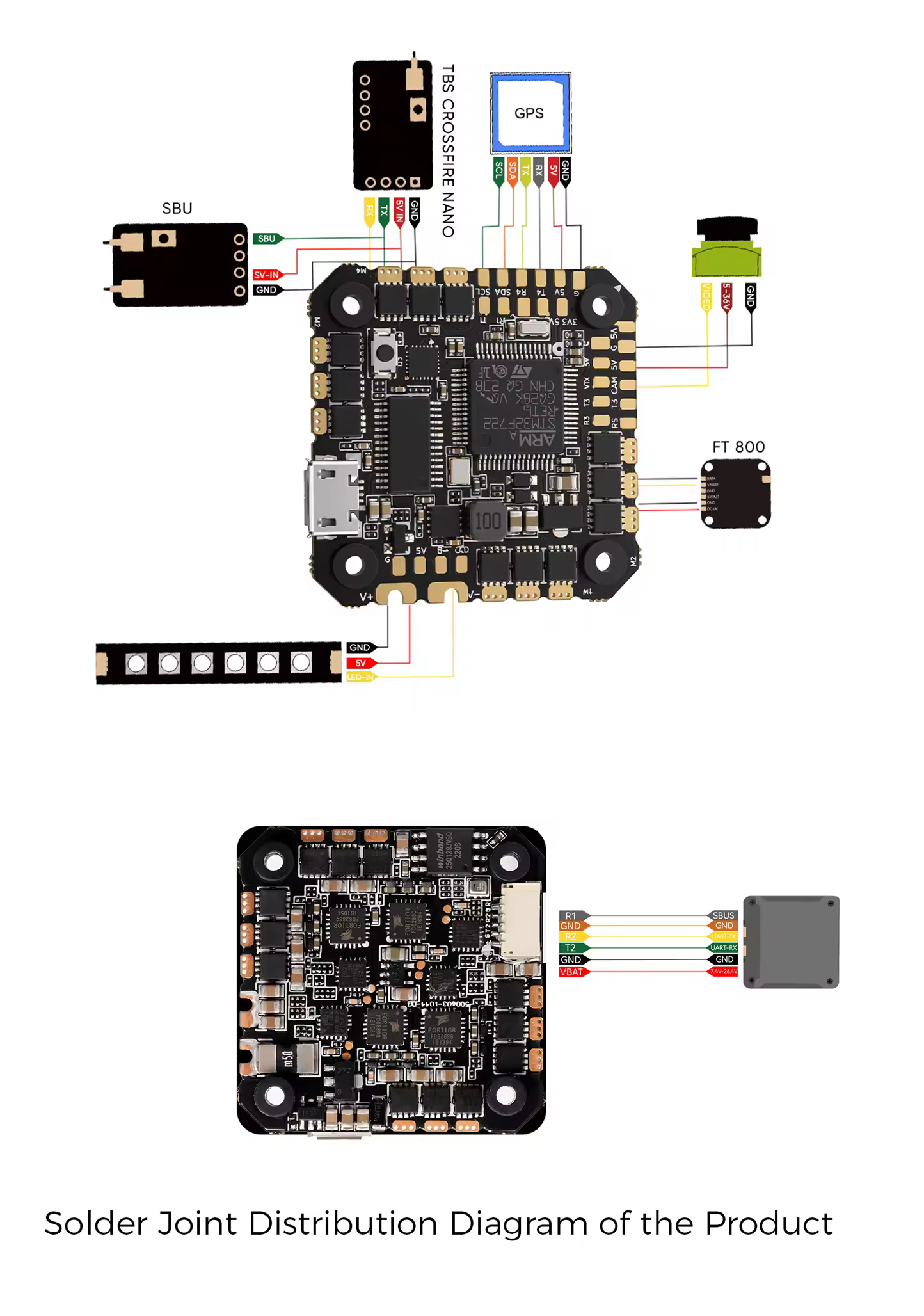 h5 3.5 inch bando freestyle drone power combo diagram