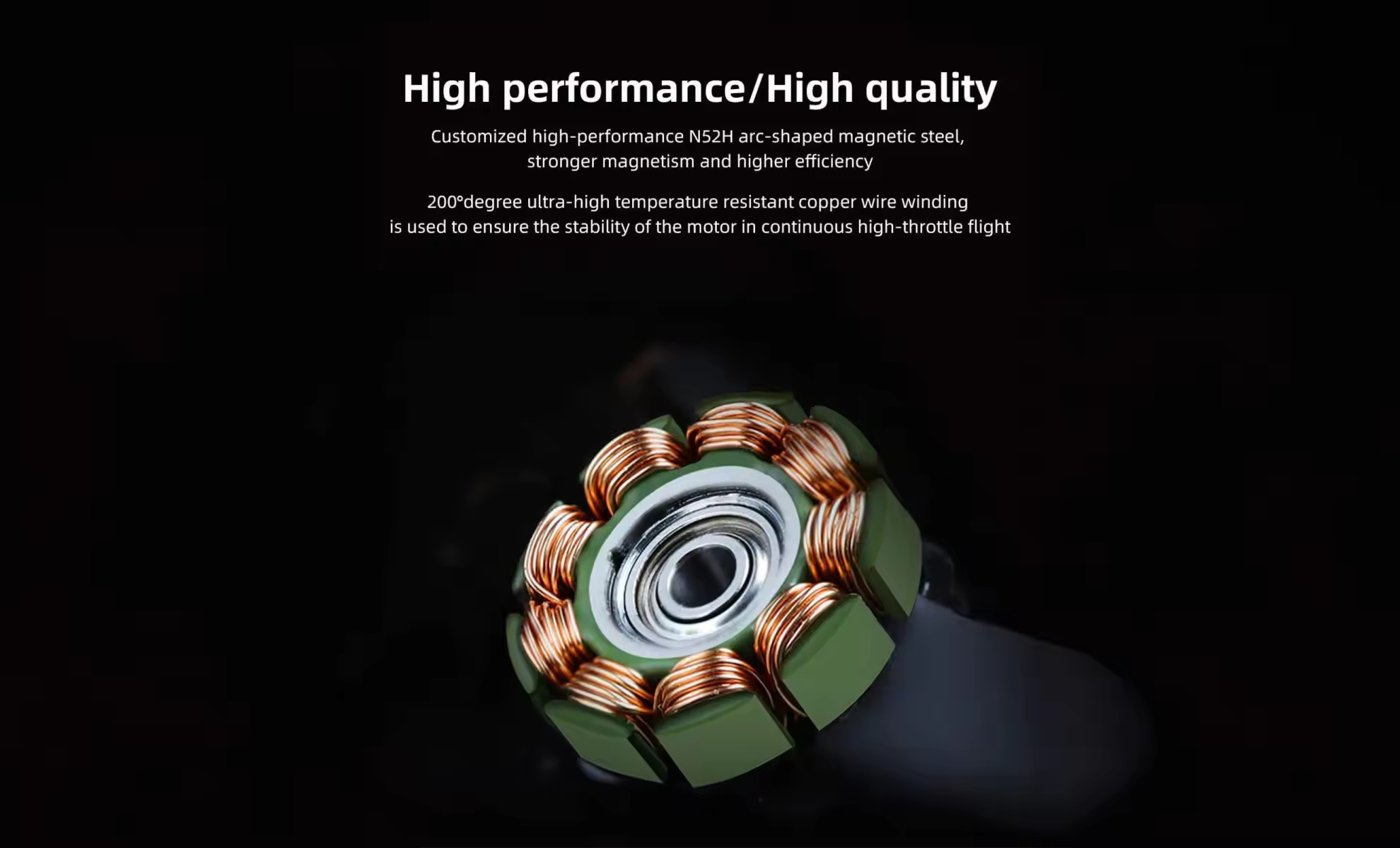 high temperature resistant copper wire winding pc