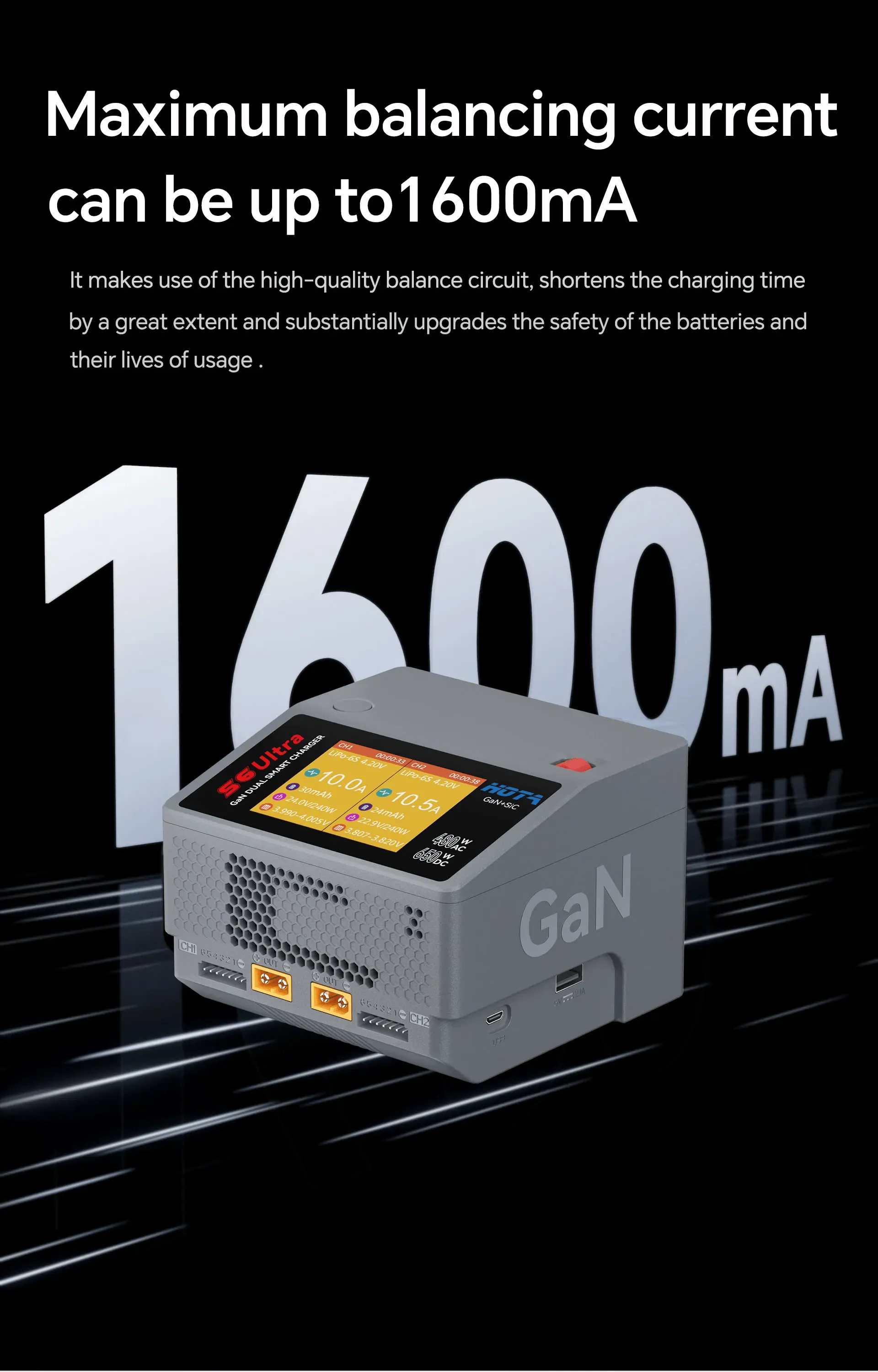 hota s6 ultra dual channel charger 3