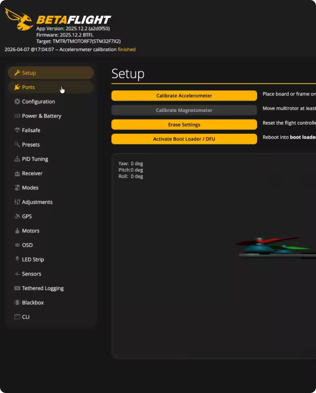 how to configure pid presets in betaflight pc