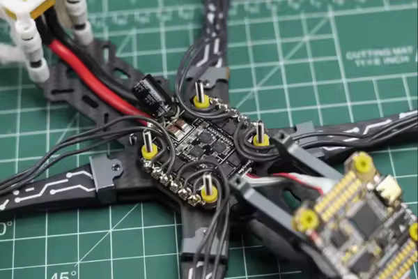 how to connect 4 in 1 esc to flight controller