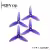 hqprop 3x4x3 3 inch fpv propellers polycarbonate props purple