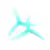 hqprop juicy j37 4.9x3.7x3 propeller blue