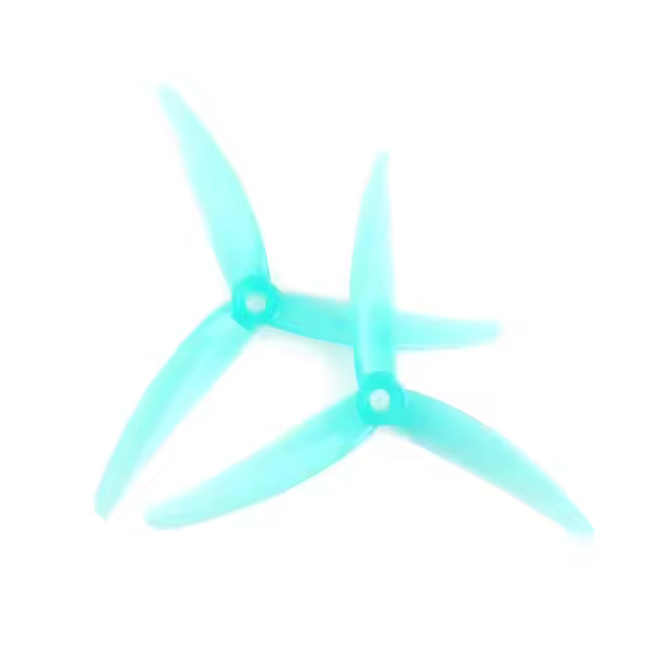 hqprop juicy j37 4.9x3.7x3 propeller blue