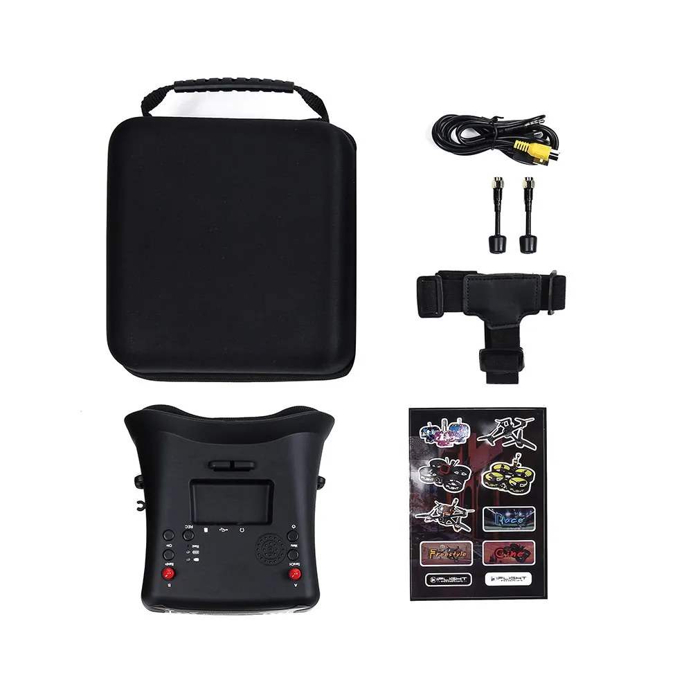 iflight 4.3 fpv analog goggles details package