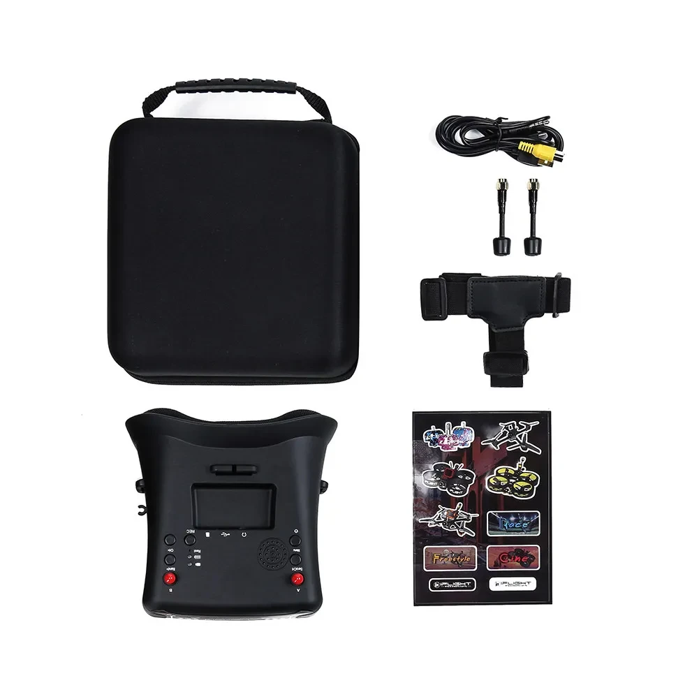 iflight 4.3 fpv analog goggles details package