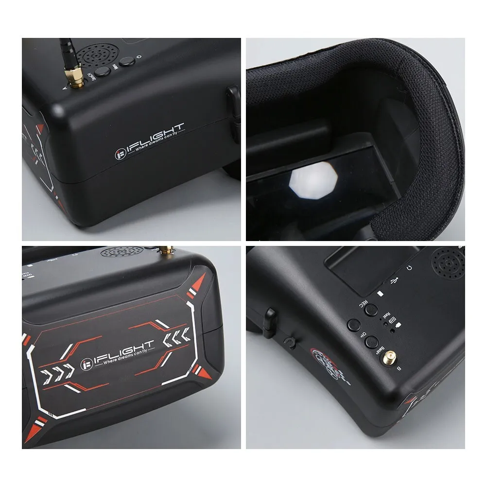 iflight 4.3 fpv analog goggles details