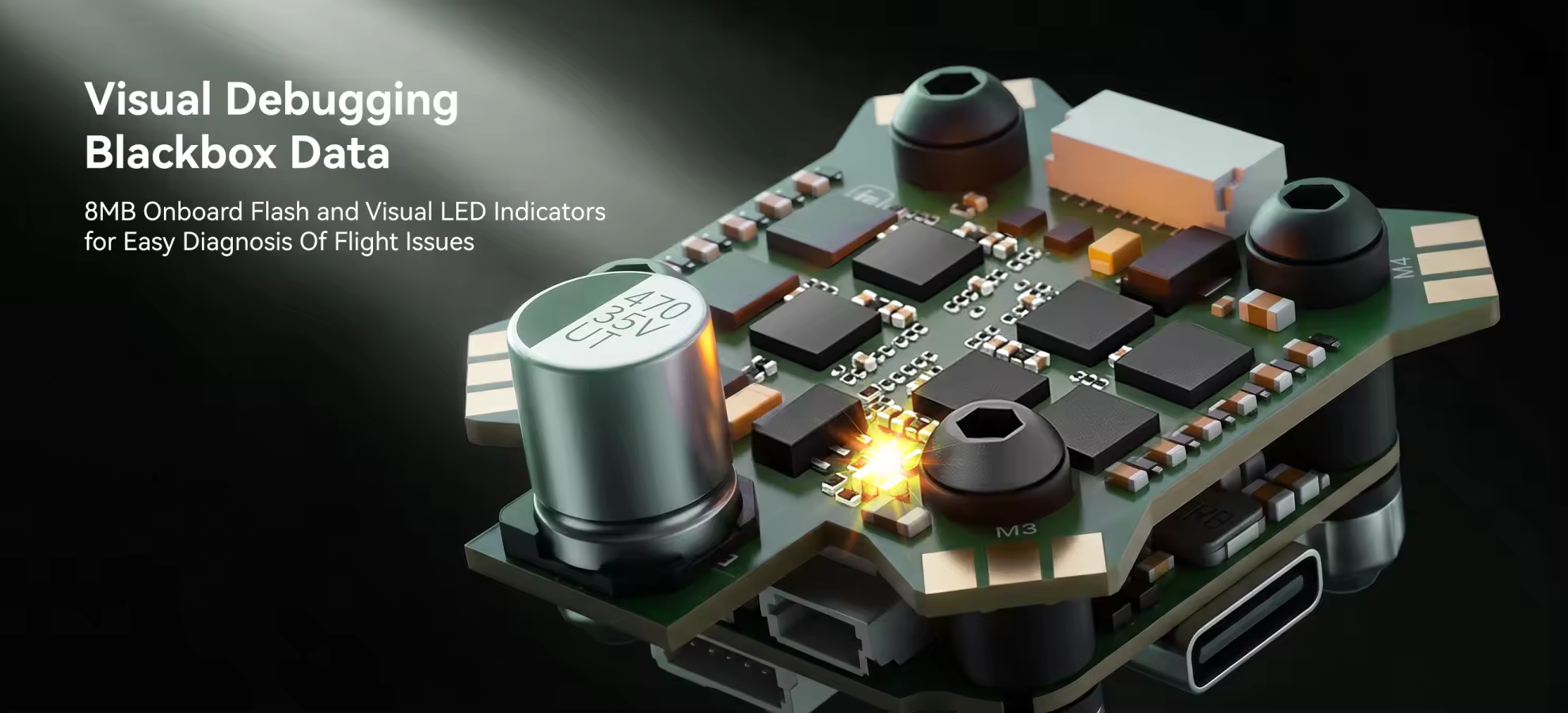 iflight blitz mini f722 e55s 4 in 1 stack led pc