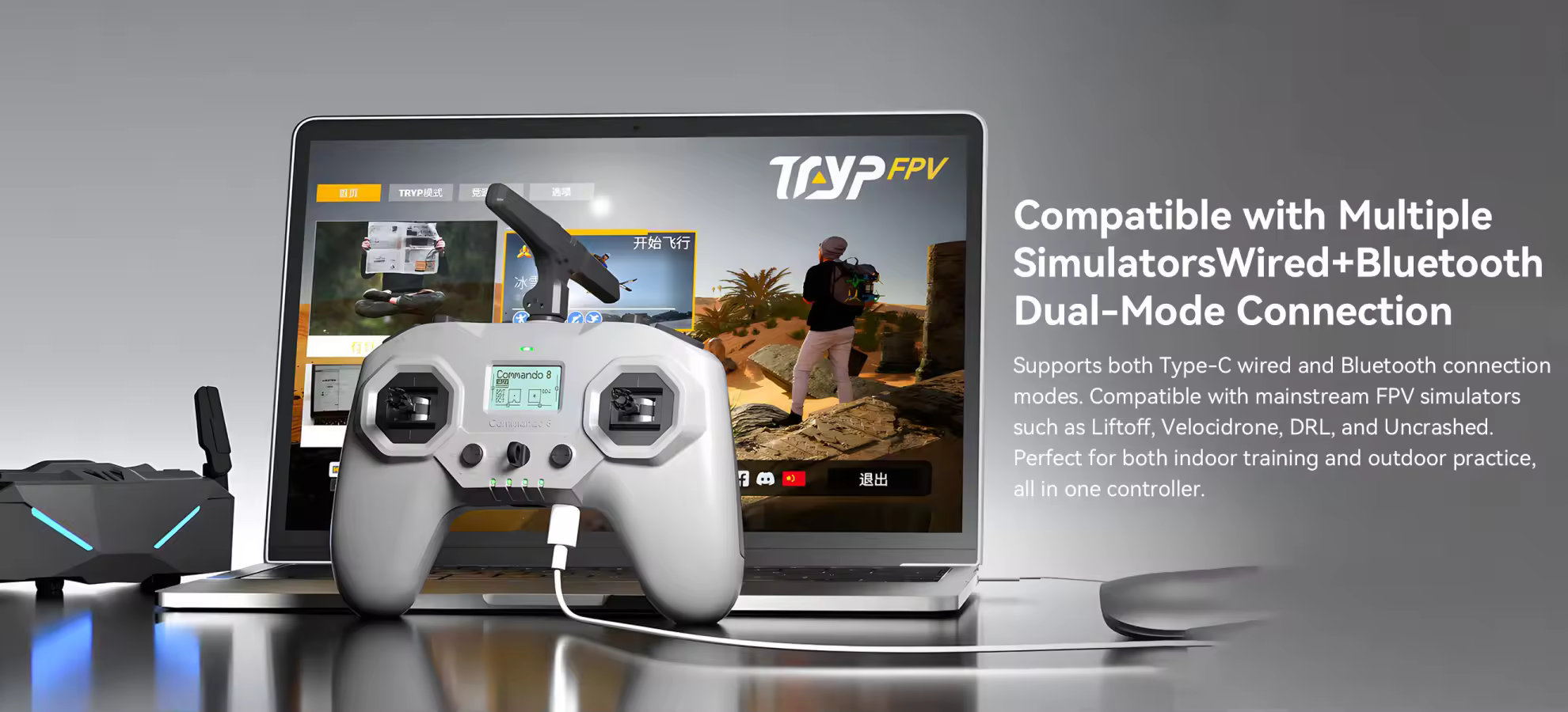 iflight commando 8 pro elrs radio transmitter for fpv drones pc 5