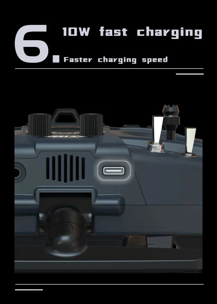 jumper t12 max radio controller 10w fast charging