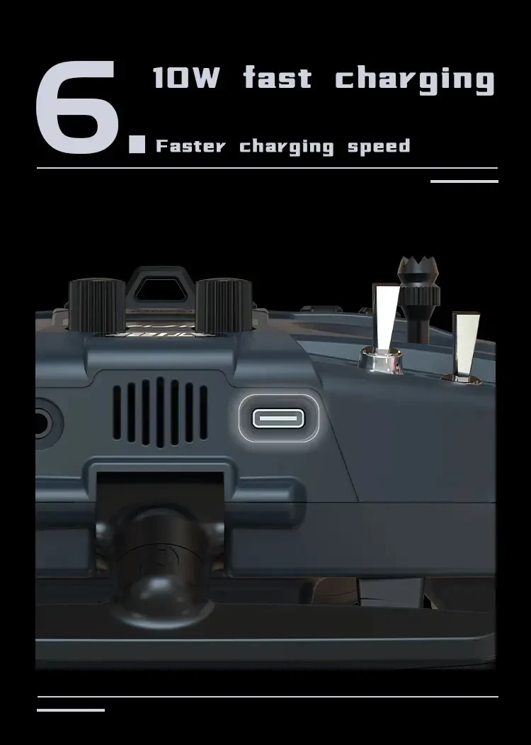 jumper t12 max radio controller 10w fast charging