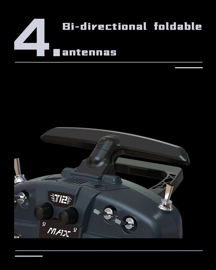 Jumper T12 MAX ELRS 2.4G/915MHz 1W Module Radio Controller