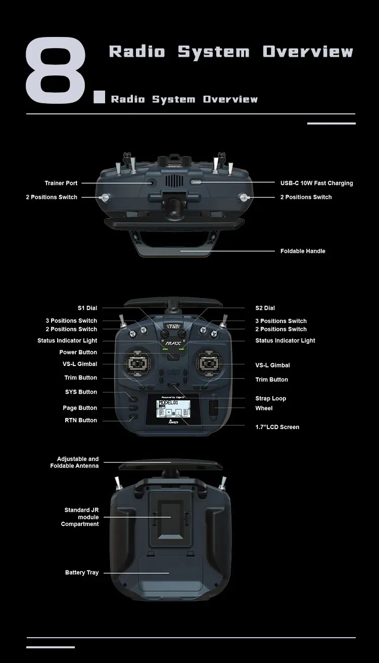 jumper t12 max radio controller radio system overview