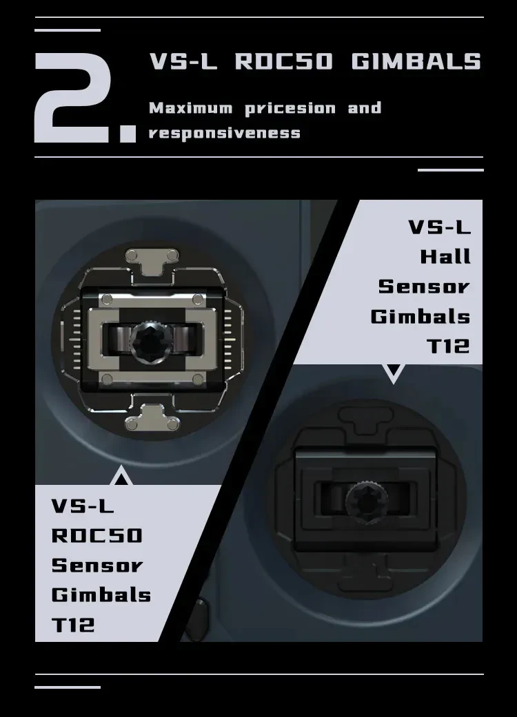 jumper t12 max radio controller vs l rocso gimbals
