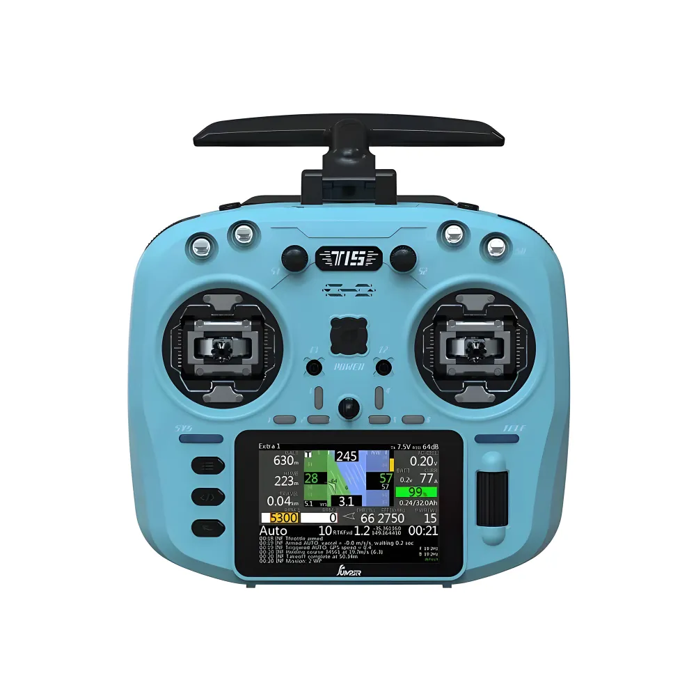 jumper t15 elrs 2.4ghz radio controller blue