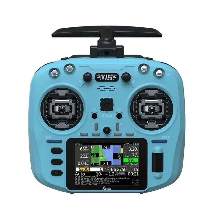 jumper t15 elrs 2.4ghz radio controller blue