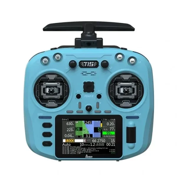 jumper t15 elrs 2.4ghz radio controller blue