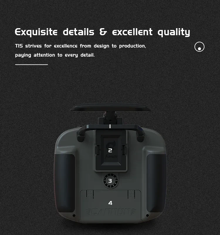 jumper t15 radio controller back