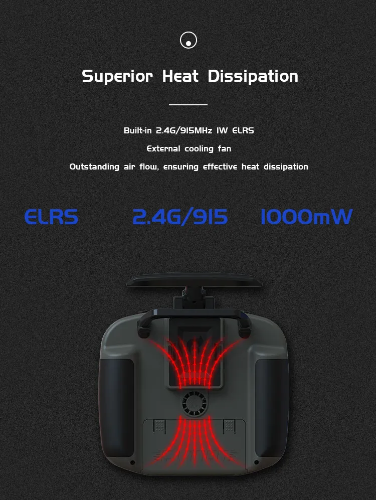 jumper t15 radio controller heat dissipation