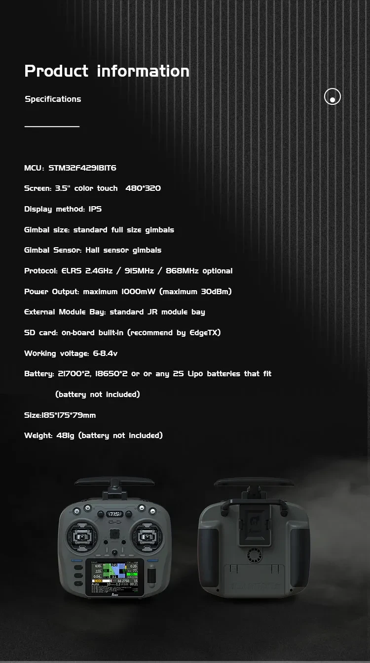 jumper t15 radio controller product information