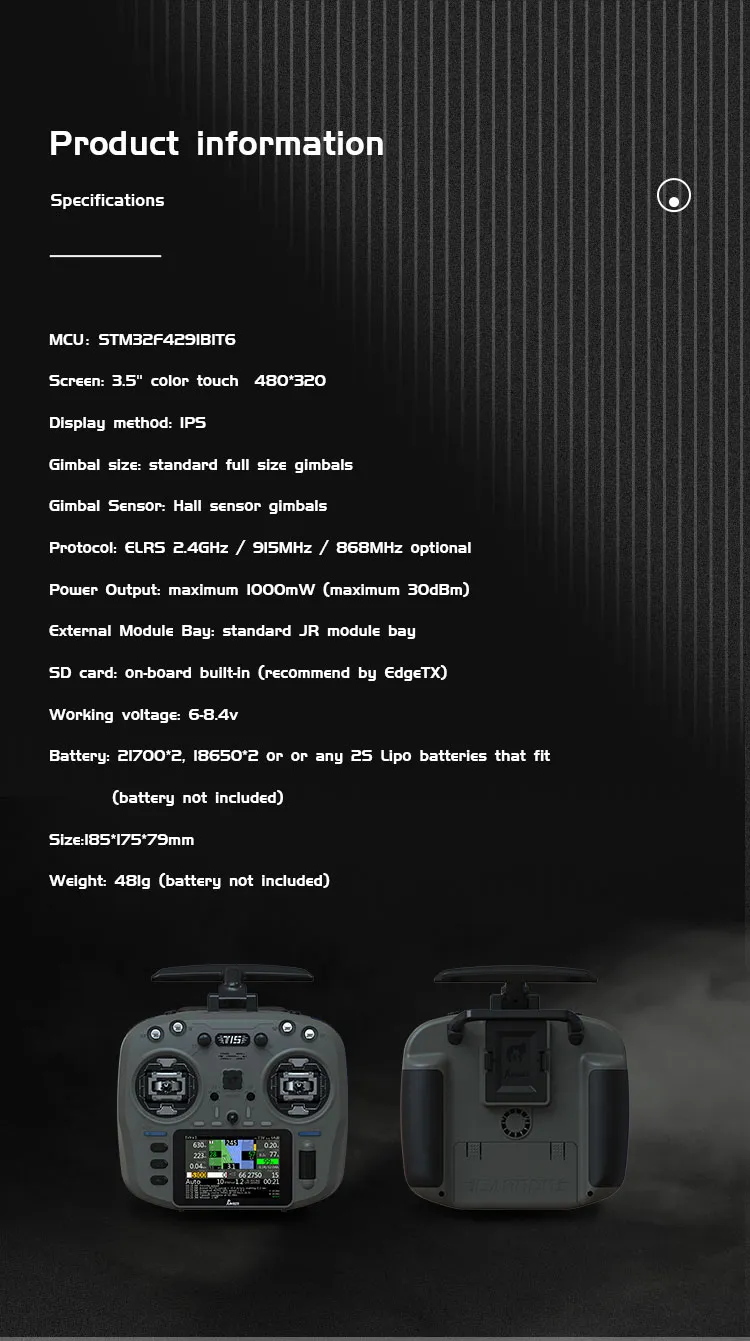 jumper t15 radio controller product information