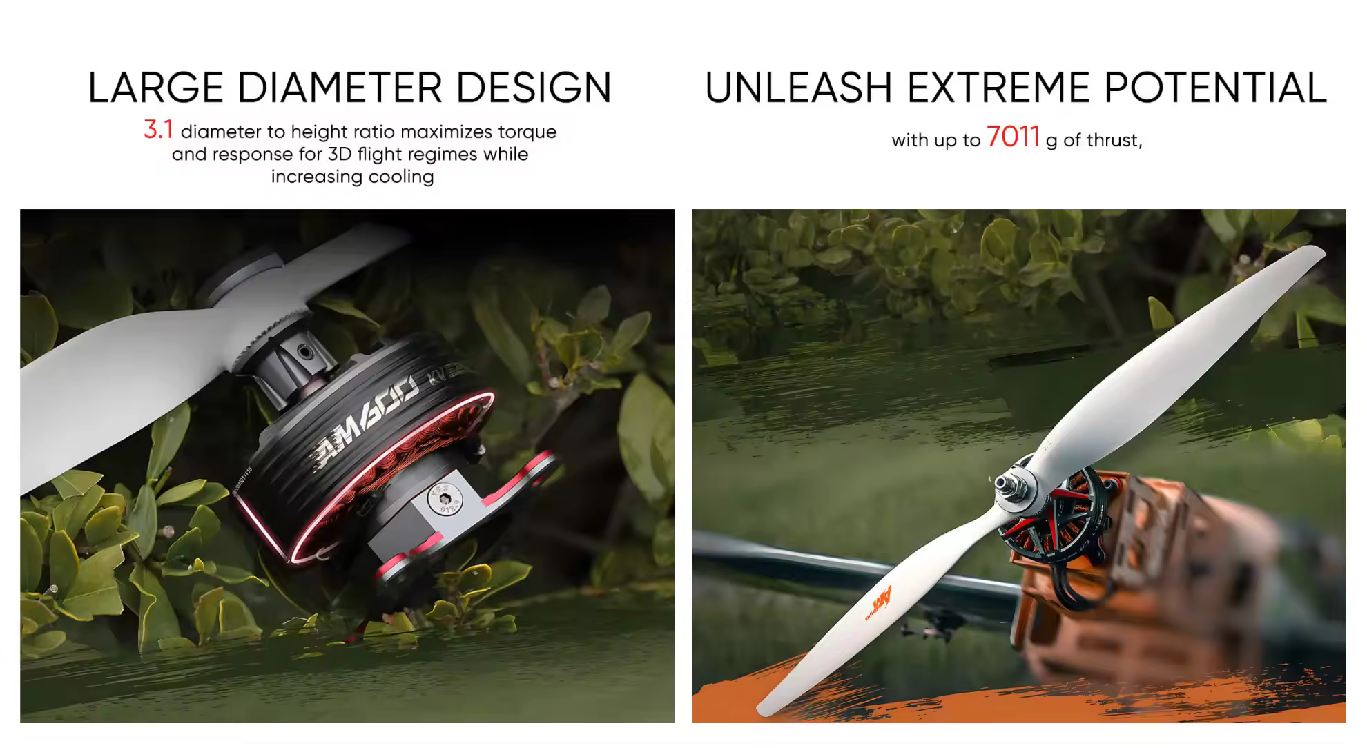 large diameter design and unleash extreme potential