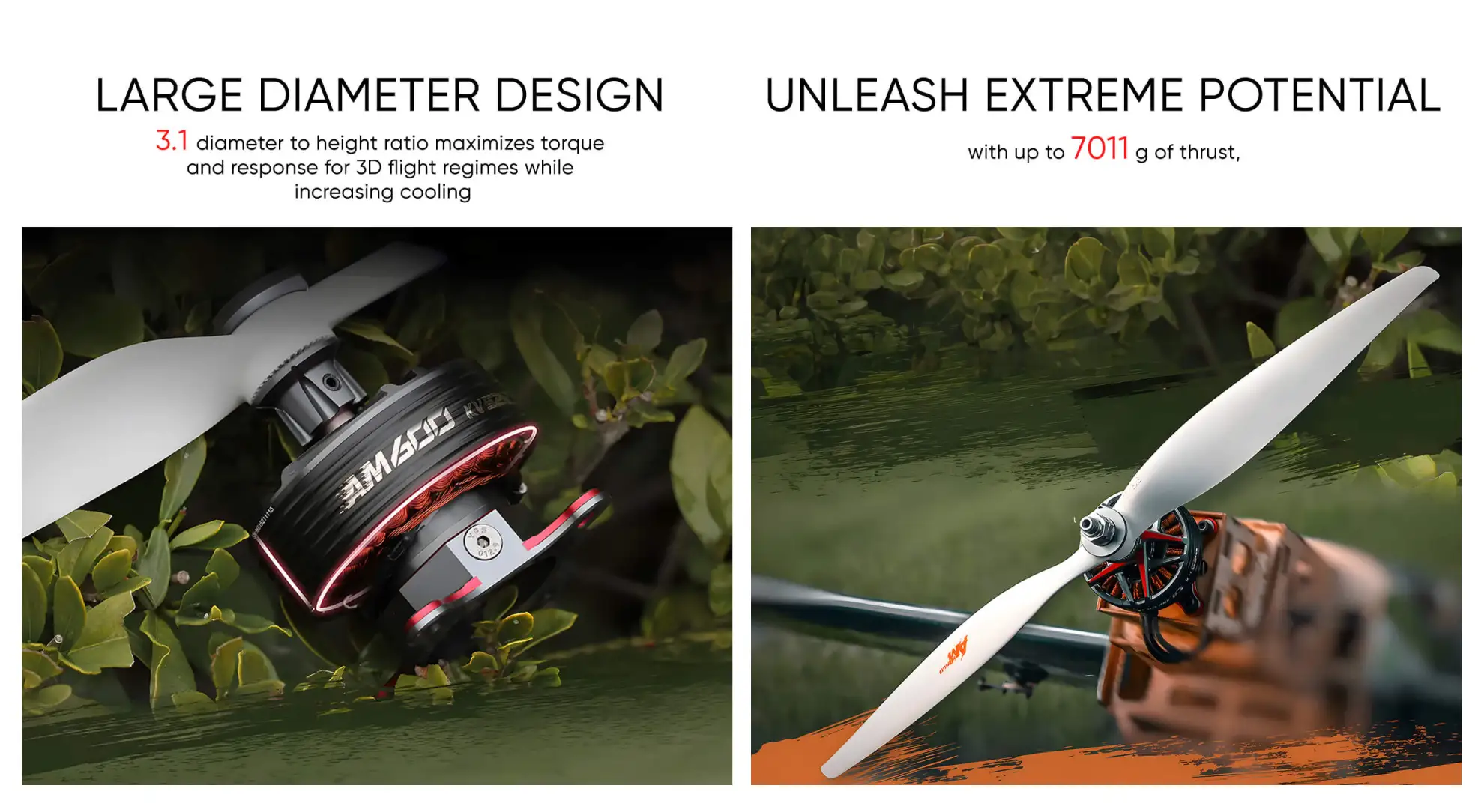 large diameter design and unleash extreme potential