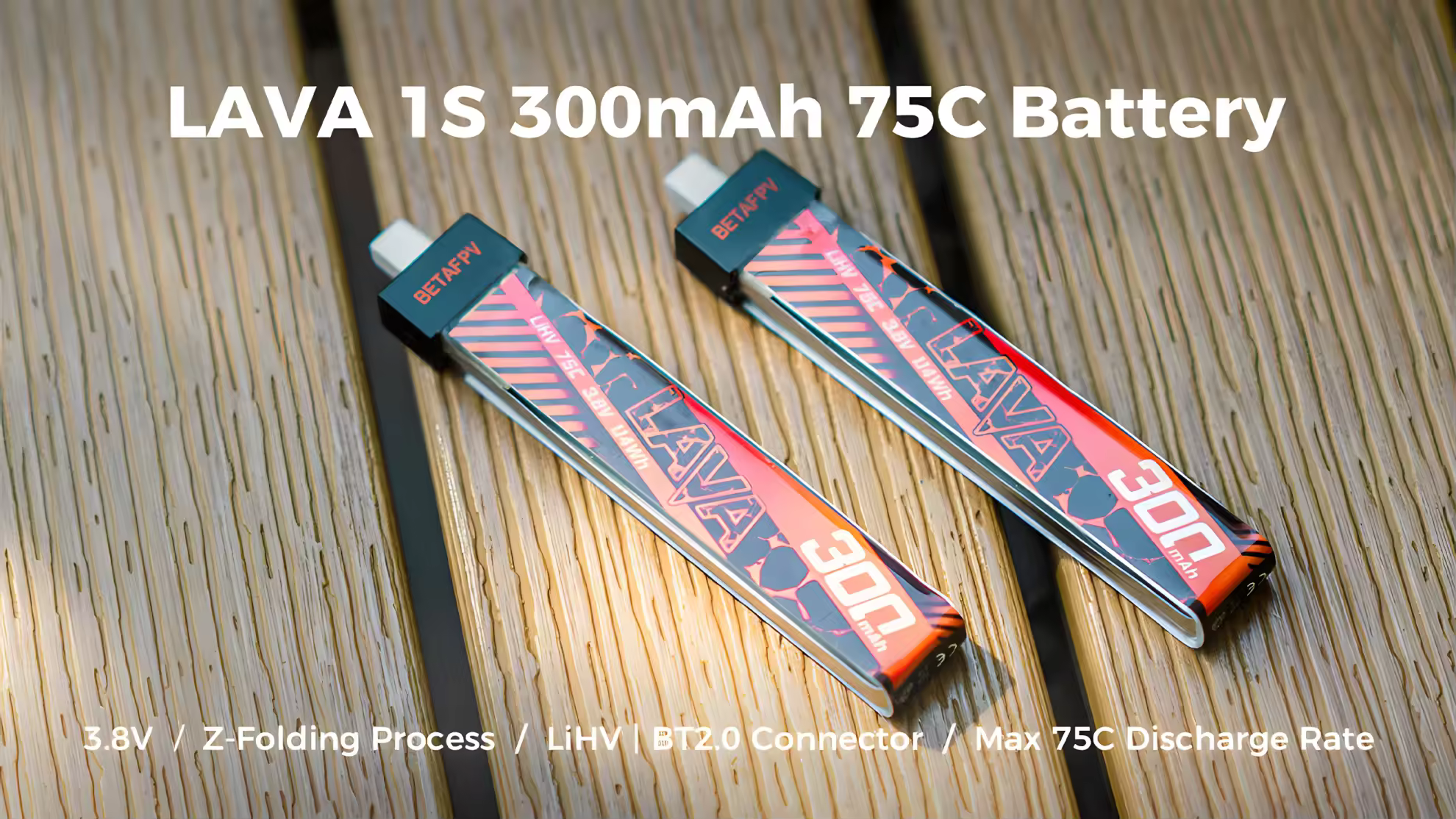 lava 1s 300mah 75c battery