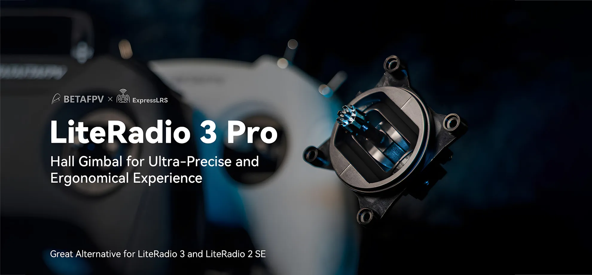 literadio 3 pro radio transmitter with hall gimbal