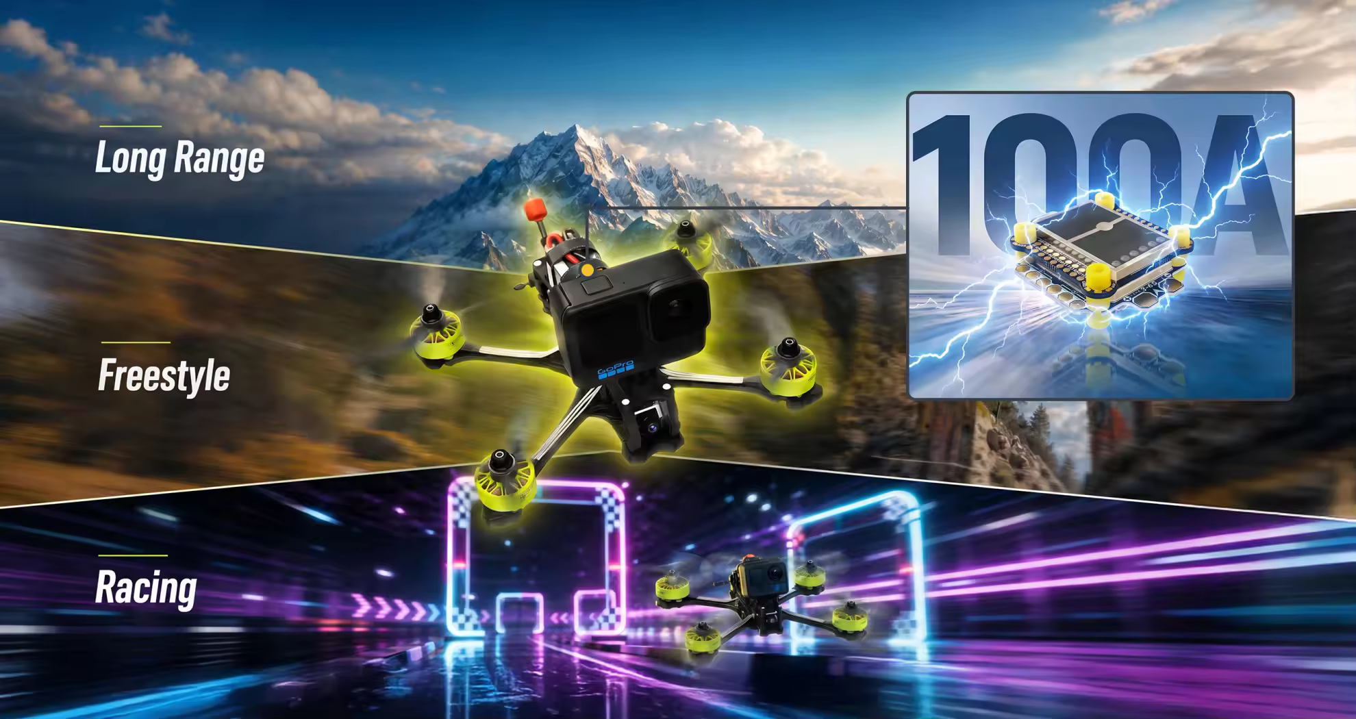 massive 100a for freestyle long range and cinelifter pc
