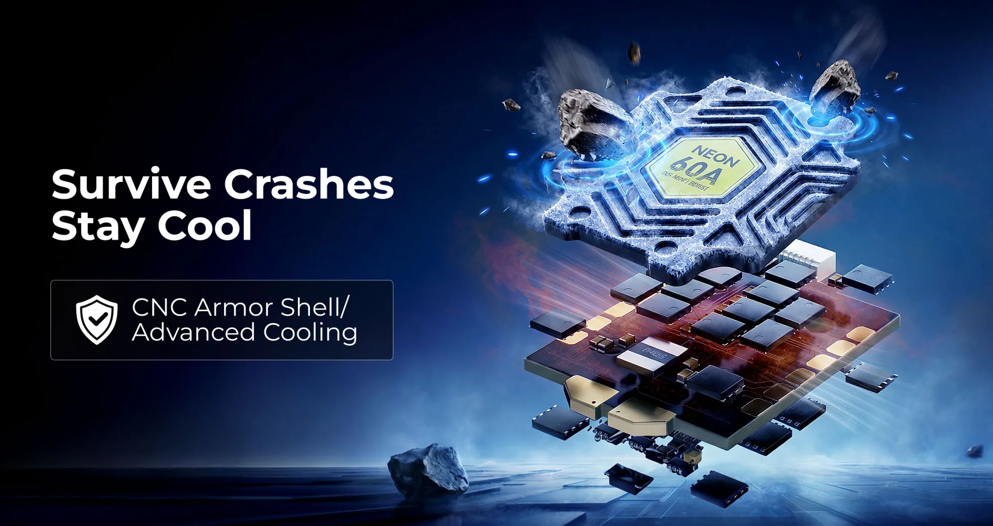 meps f405 60a 4 in 1 stack crash cooling system