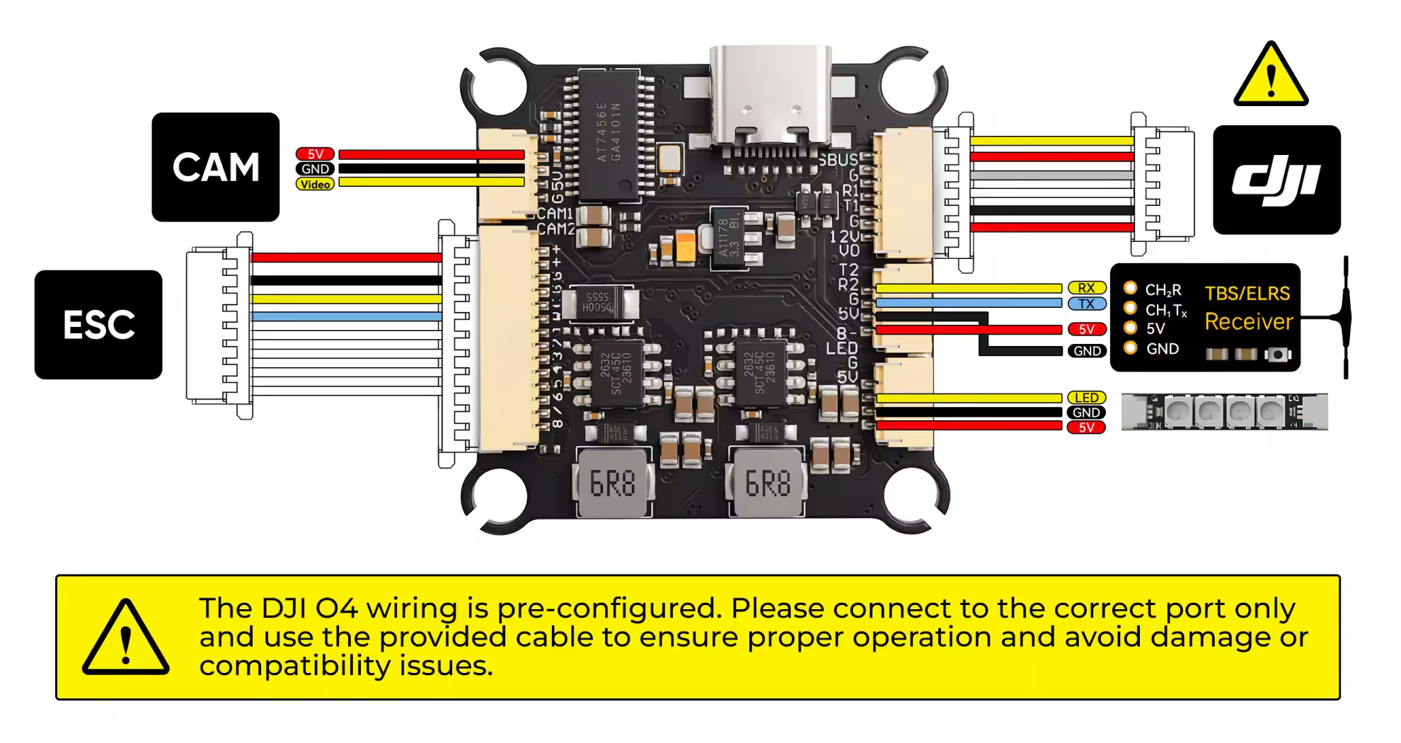 meps f405 60a stack flight controller wiring diagram