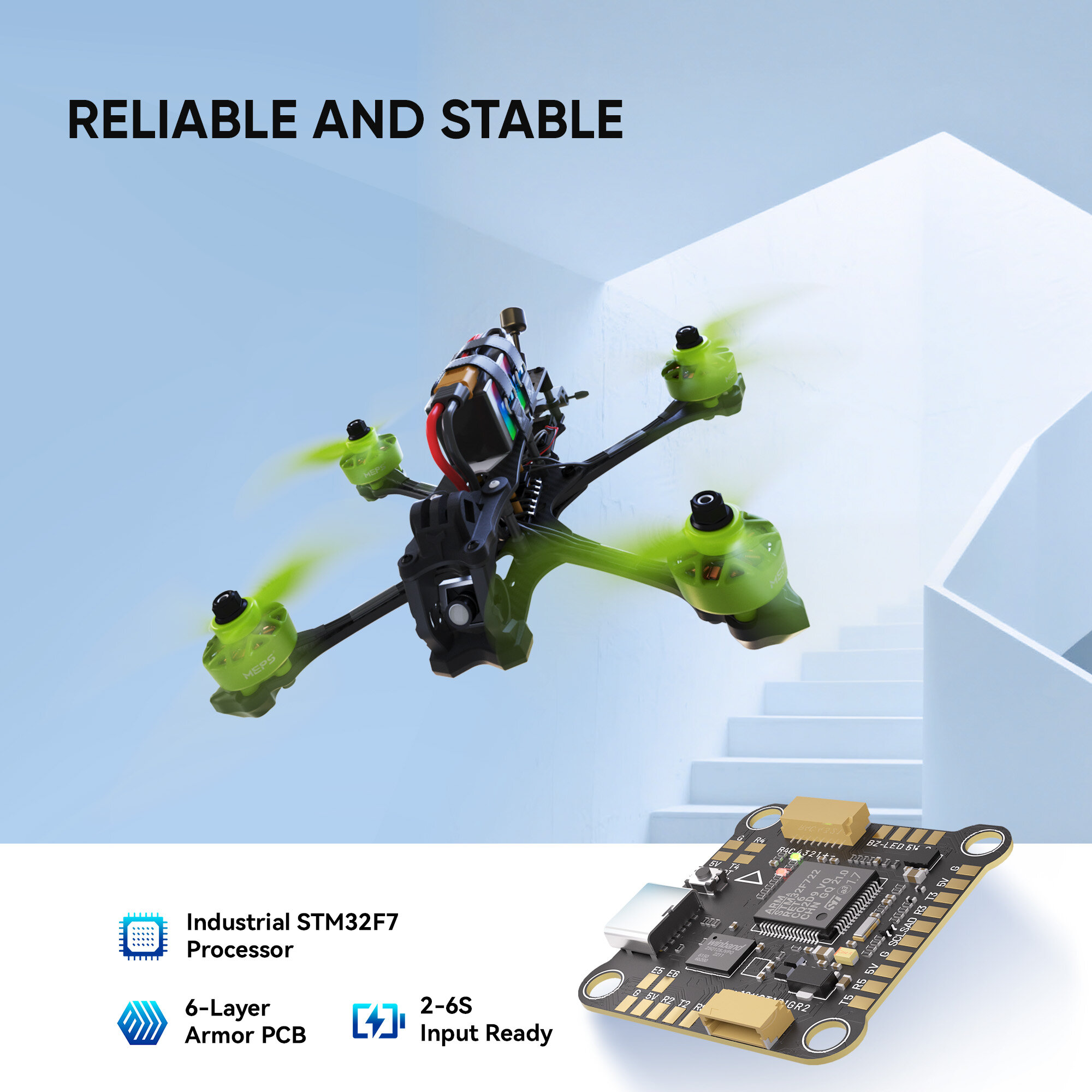 MEPS SZ F7 HD Quad Flight