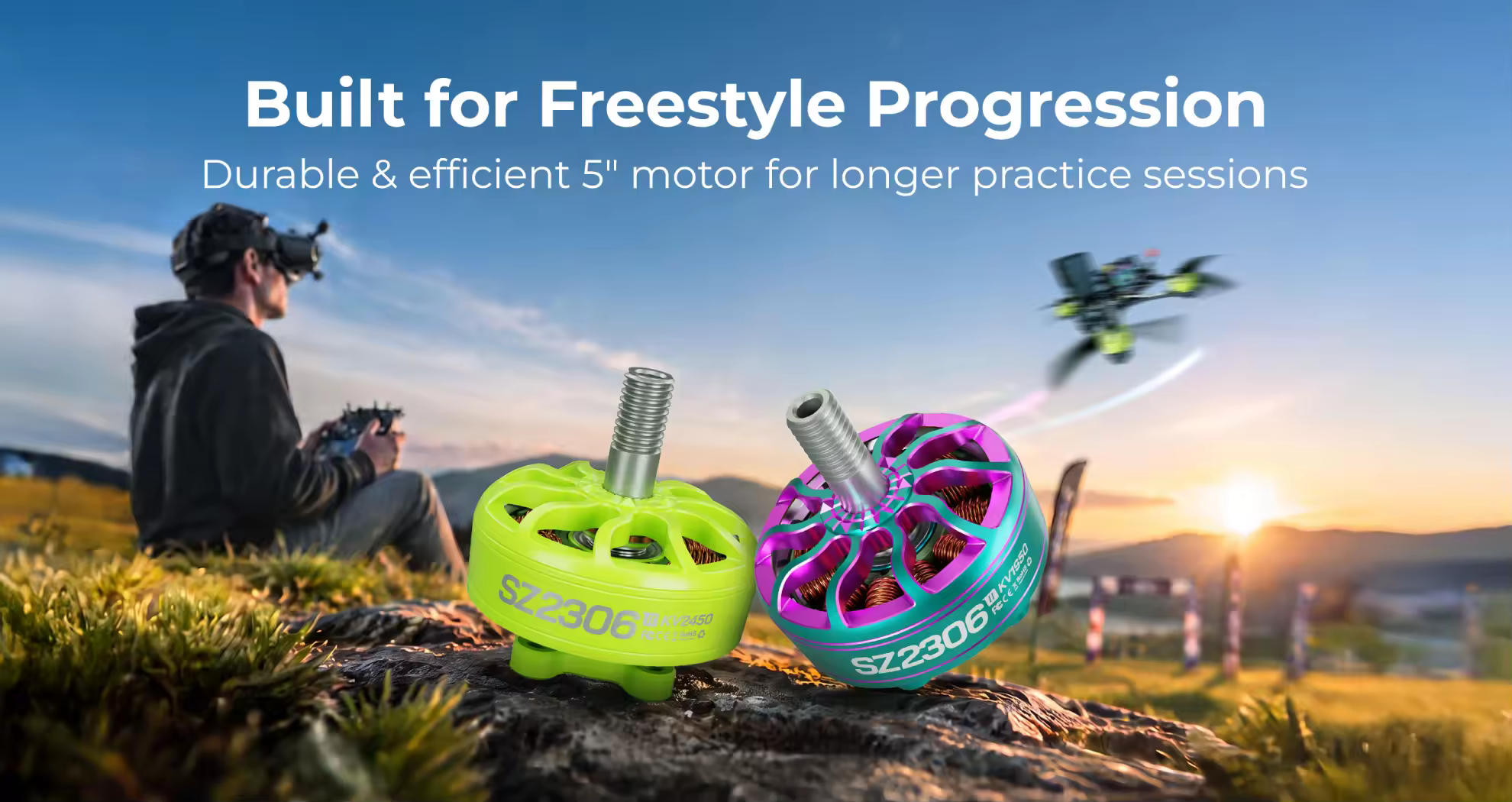 meps sz2306 v2 motor for 5 inch freestyle drone