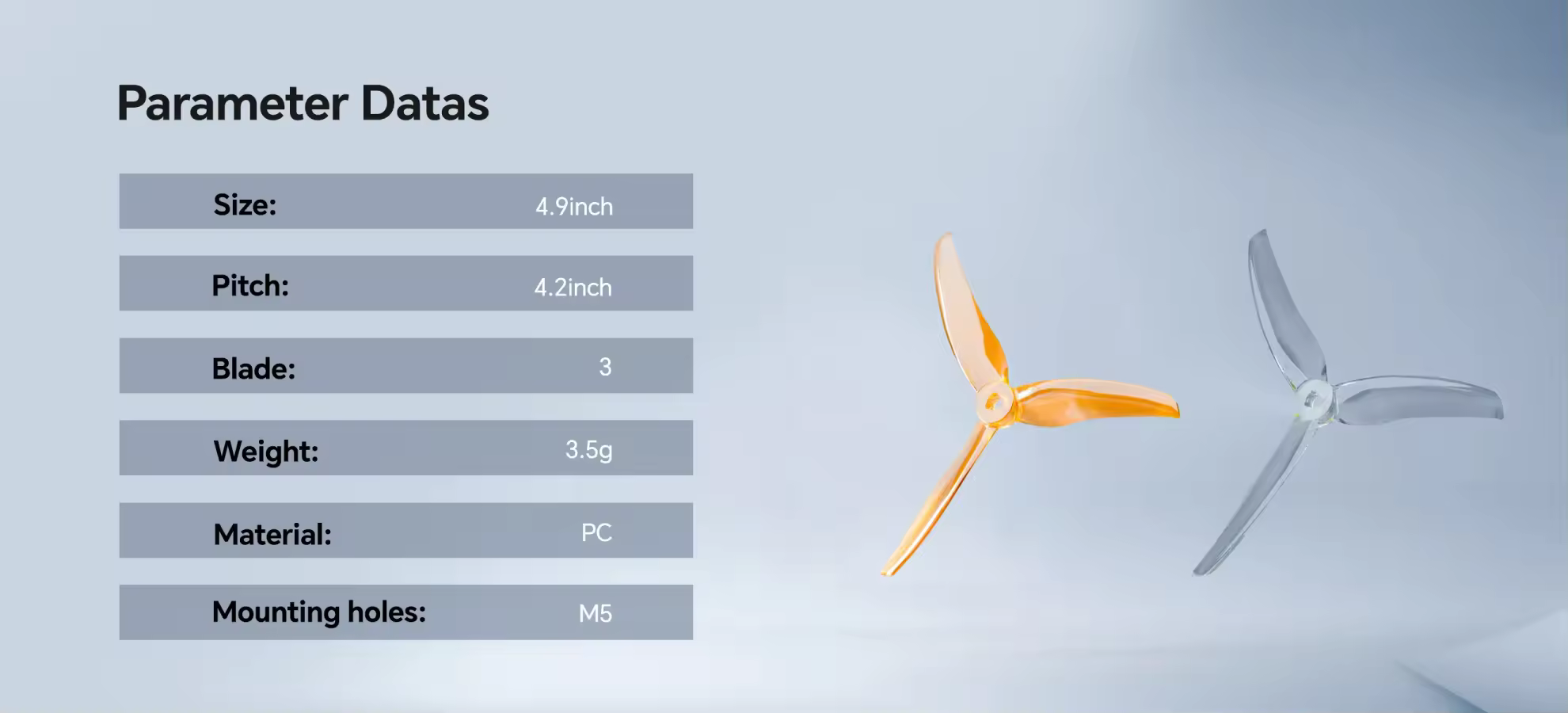 MEPS SZ4942 Propeller of Parameter Datas