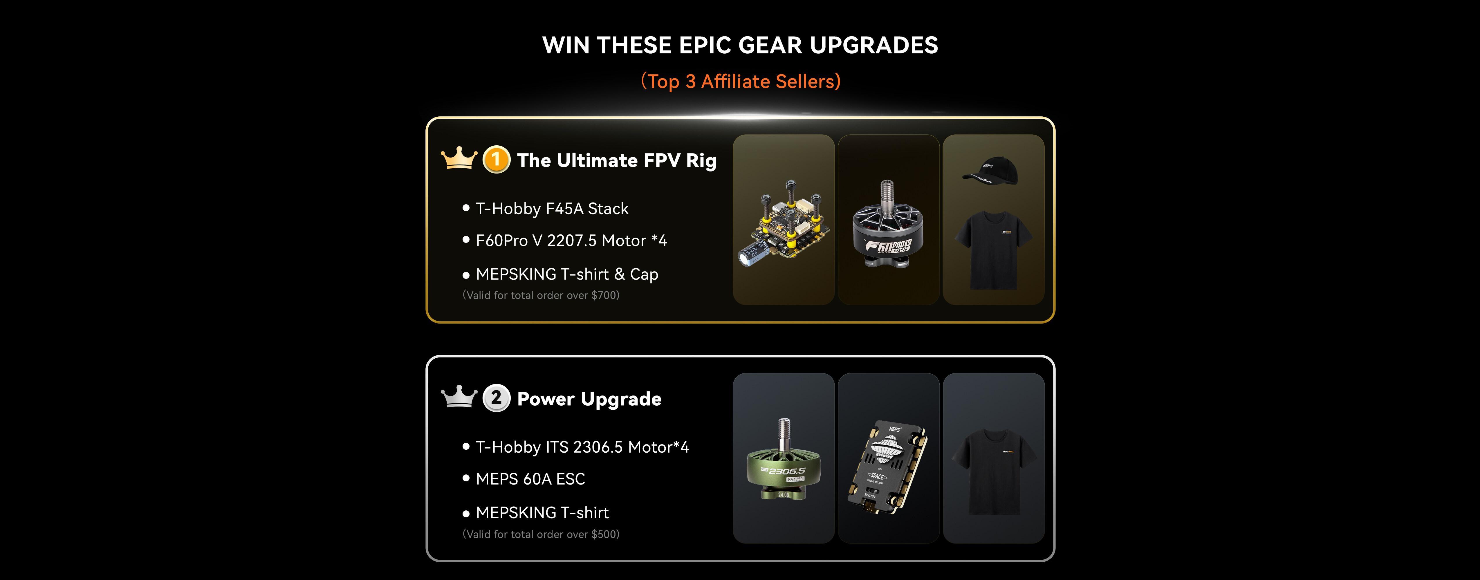 mepsking affiliate event epic prize