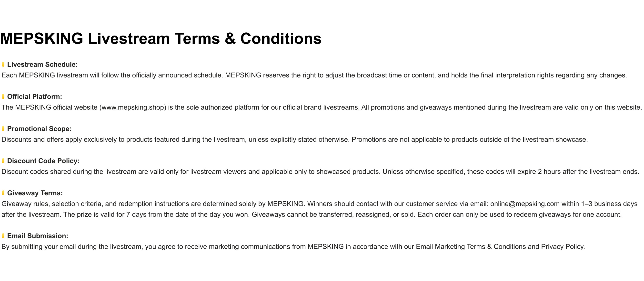 mepsking live stream terms conditions new pc