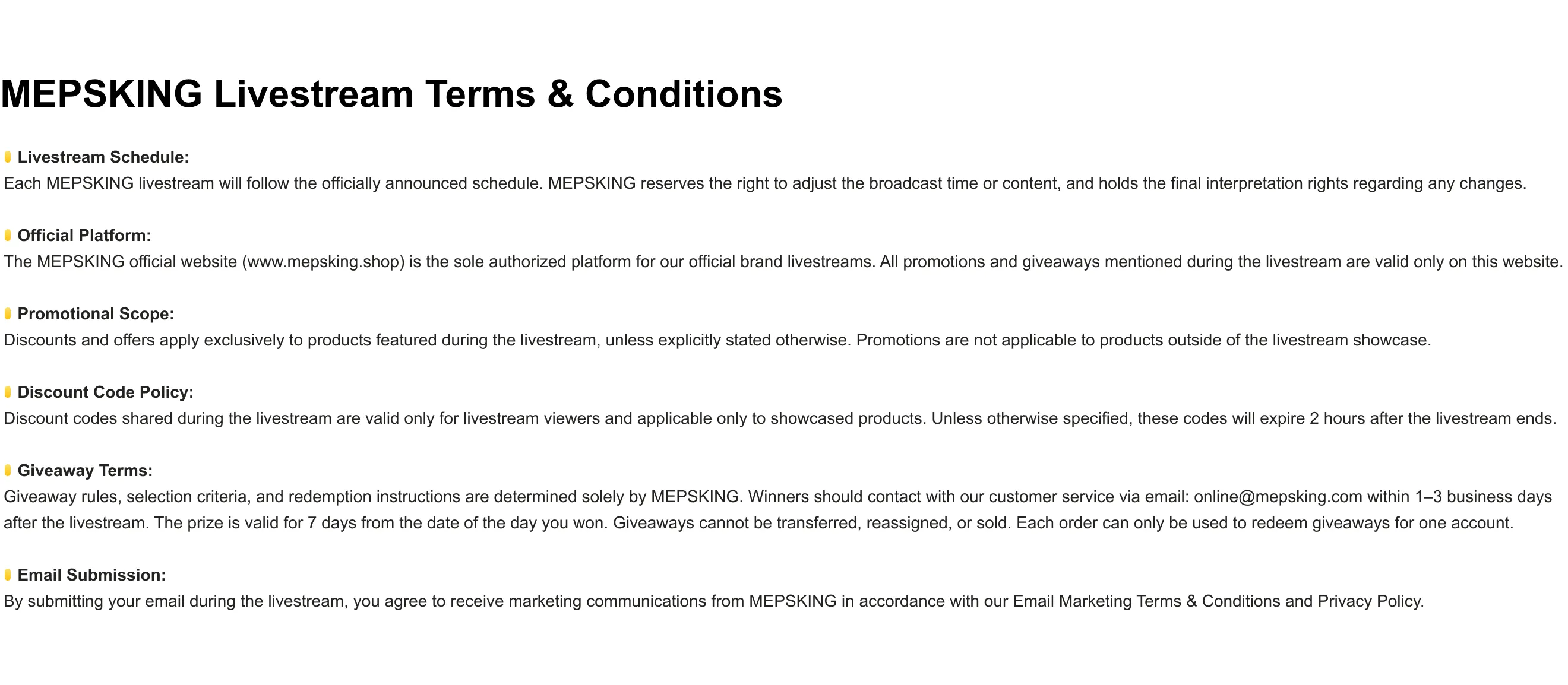 mepsking live stream terms conditions new pc