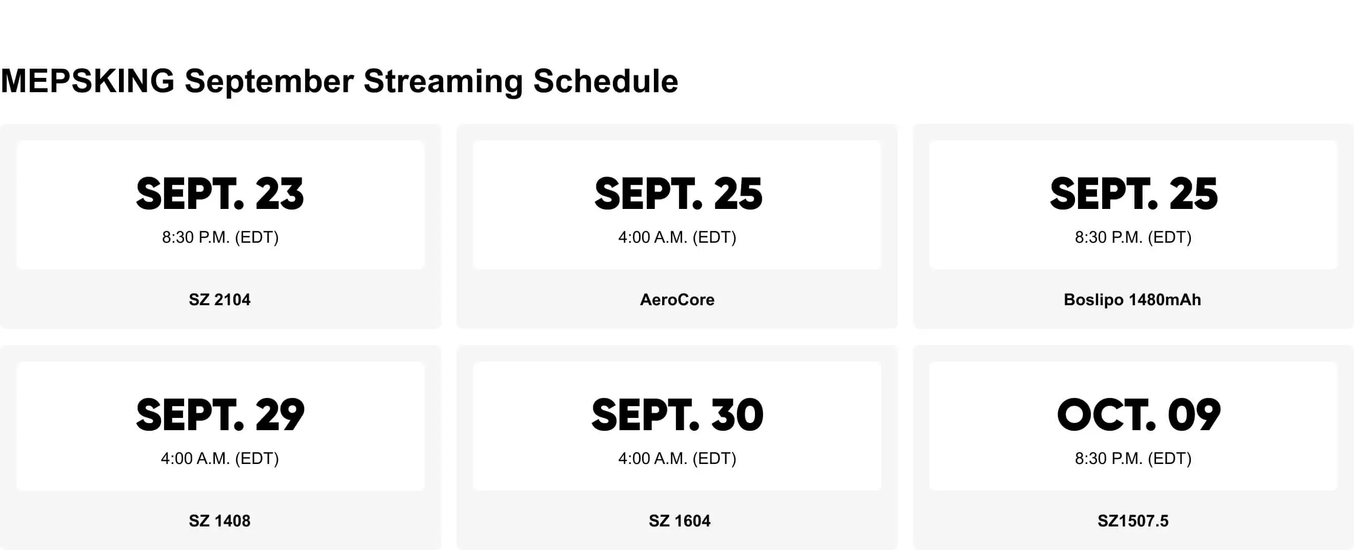 mepsking live streaming time schedule pc