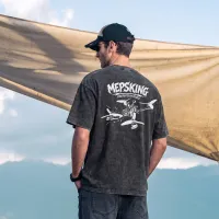 mepsking tshirt black back