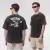 mepsking tshirt black worn by man