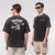 mepsking tshirt black worn by man